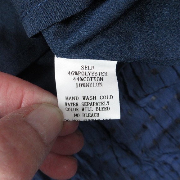 Pinch Dress Womens Small Blue Check Puff Sleeve Tiered Maxi Boho Lined NWT - Picture 11 of 16